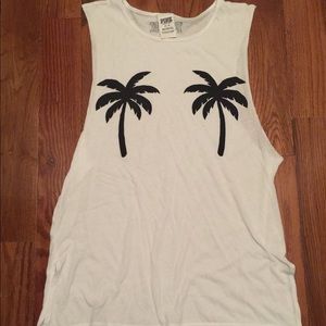 Victoria Secret Pink - Palm Tree Tank Top